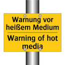 Warnung vor heißem Medium - Warning of hot media