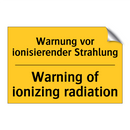 Warnung vor ionisierender Strahlung/.../ - Warning of ionizing radiation
