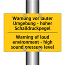 Warnung vor lauter Umgebung - /.../ - Warning of loud environment - /.../