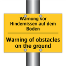 Warnung vor Hindernissen auf dem /.../ - Warning of obstacles on the ground/.../