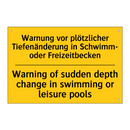 Warnung vor plötzlicher Tiefenänderung /.../ - Warning of sudden depth change /.../