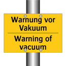 Warnung vor Vakuum - Warning of vacuum