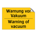 Warnung vor Vakuum - Warning of vacuum