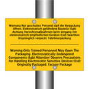 Warnung Nur geschultes Personal /.../ - Warning Only Trained Personnel /.../