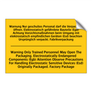 Warnung Nur geschultes Personal /.../ - Warning Only Trained Personnel /.../