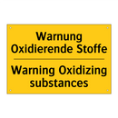 Warnung Oxidierende Stoffe - Warning Oxidizing substances