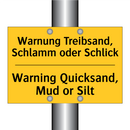 Warnung Treibsand, Schlamm oder /.../ - Warning Quicksand, Mud or Silt