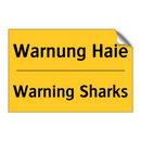 Warnung Haie - Warning Sharks