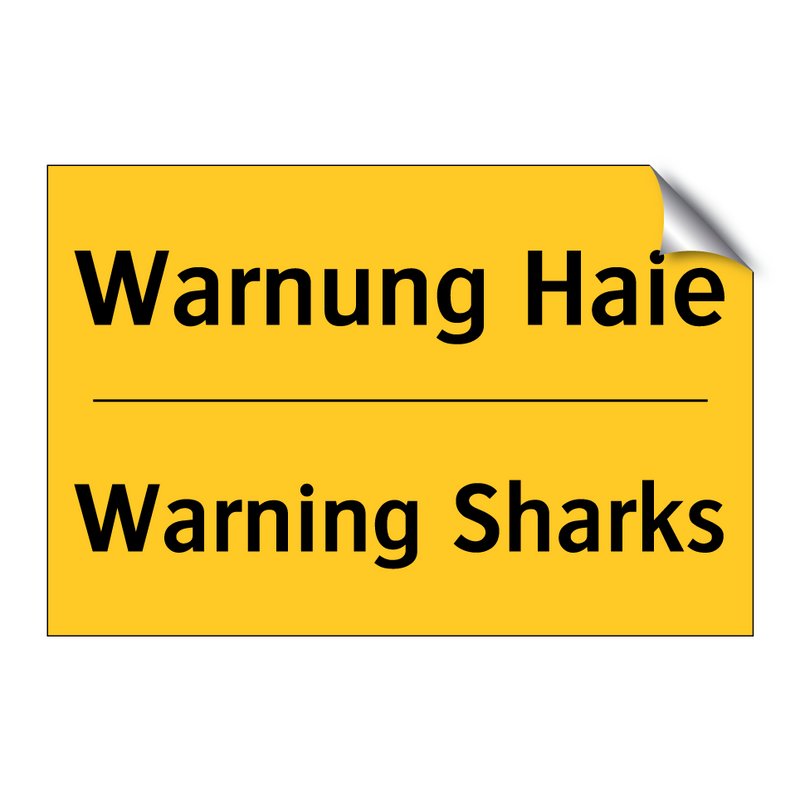 Warnung Haie - Warning Sharks