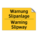Warnung Slipanlage - Warning Slipway