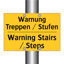 Warnung Treppen / Stufen - Warning Stairs / Steps