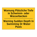 Warnung Plötzliche Tiefe in Schwimm- /.../ - Warning Sudden Depth In Swimming /.../