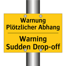 Warnung Plötzlicher Abhang - Warning Sudden Drop-off