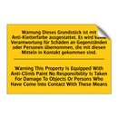 Warnung Dieses Grundstück ist /.../ - Warning This Property Is Equipped /.../