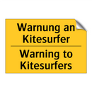 Warnung an Kitesurfer - Warning to Kitesurfers