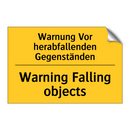 Warnung Vor herabfallenden Gegenständen/.../ - Warning Falling objects
