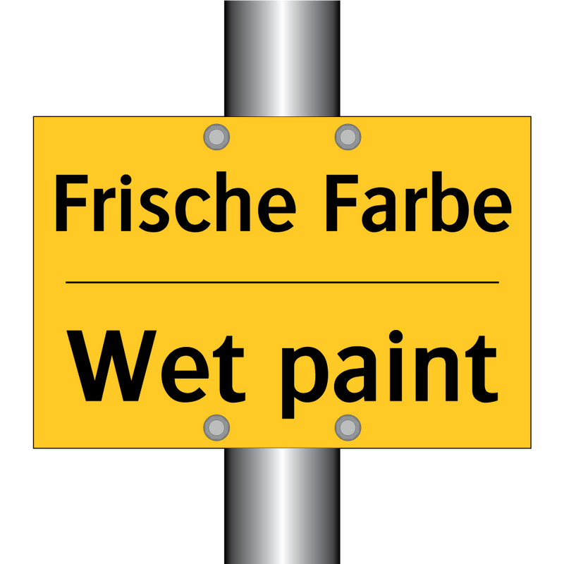 Frische Farbe - Wet paint