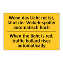 Wenn das Licht rot ist, fährt /.../ - When the light is red, traffic /.../