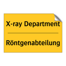 Röntgenabteilung - X-ray Department