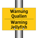 Warnung Quallen - Warning Jellyfish