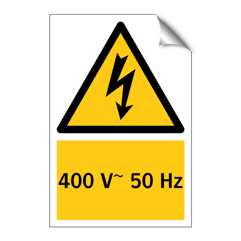 400 V~ 50 Hz