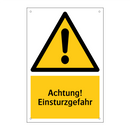 Achtung! Einsturzgefahr