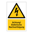 Achtung! Elektrische Nachverfolgung