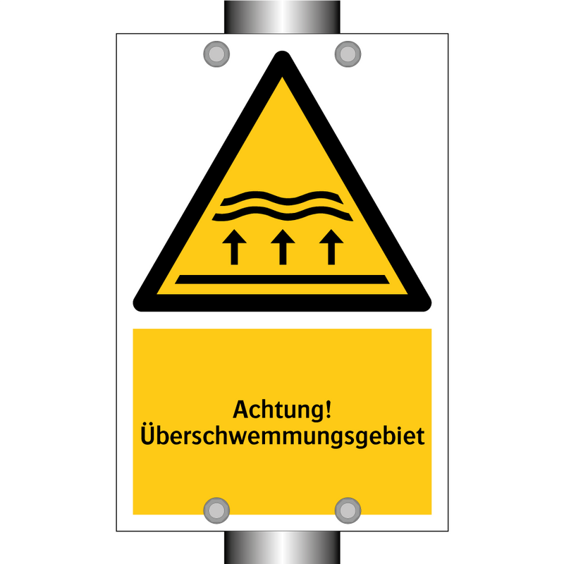 Achtung! Überschwemmungsgebiet