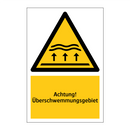 Achtung! Überschwemmungsgebiet
