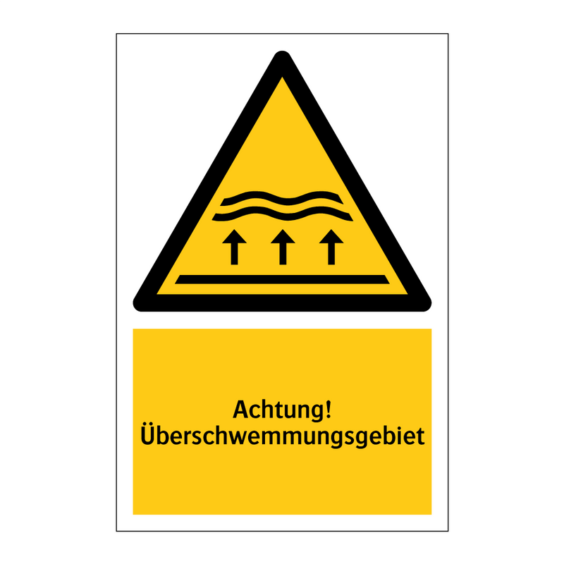 Achtung! Überschwemmungsgebiet