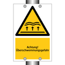 Achtung! Überschwemmungsgefahr