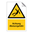 Achtung Absturzgefahr