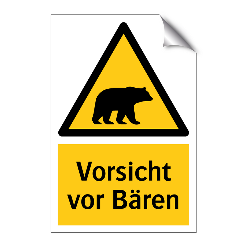 Vorsicht vor Bären