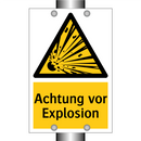 Achtung vor Explosion