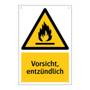 Vorsicht, entzündlich