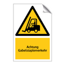 Achtung Gabelstaplerverkehr