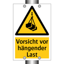 Vorsicht vor hängender Last