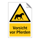 Vorsicht vor Pferden