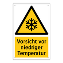 Vorsicht vor niedriger Temperatur