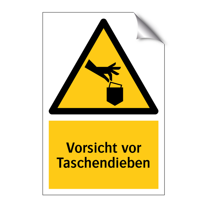 Vorsicht vor Taschendieben