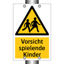 Vorsicht spielende Kinder