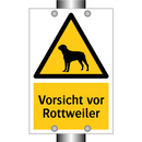 Vorsicht vor Rottweiler