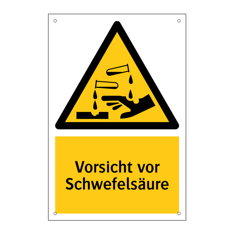 Vorsicht vor Schwefelsäure