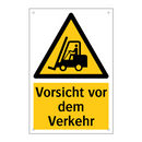 Vorsicht vor dem Verkehr