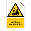 Achtung Gabelstapler