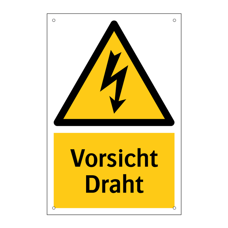 Vorsicht Draht