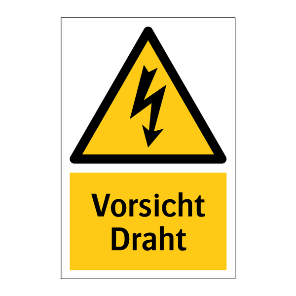 Vorsicht Draht