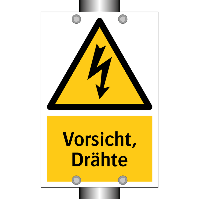 Vorsicht, Drähte