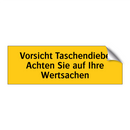 Vorsicht Taschendiebe Achten Sie auf Ihre Wertsachen