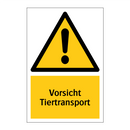 Vorsicht Tiertransport